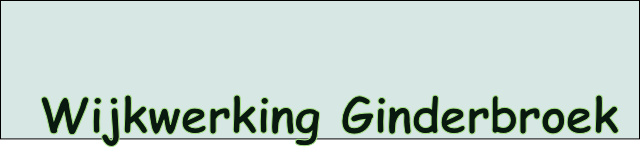 Wijkwerking Ginderbroek