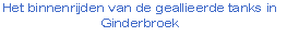 Het binnenrijden van de geallieerde tanks in 
Ginderbroek
